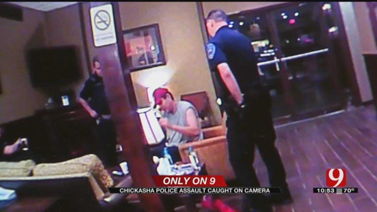 Video Shows Chickasha Police, Suspect In Violent Struggle