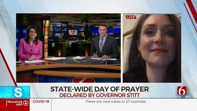 WATCH: First Lady Sarah Stitt Discusses State-Wide Day Of Prayer