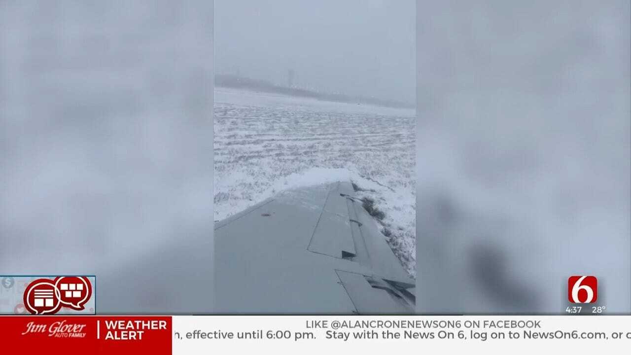 Something To Talk About: Plane Runs Off Runway Due To Snow