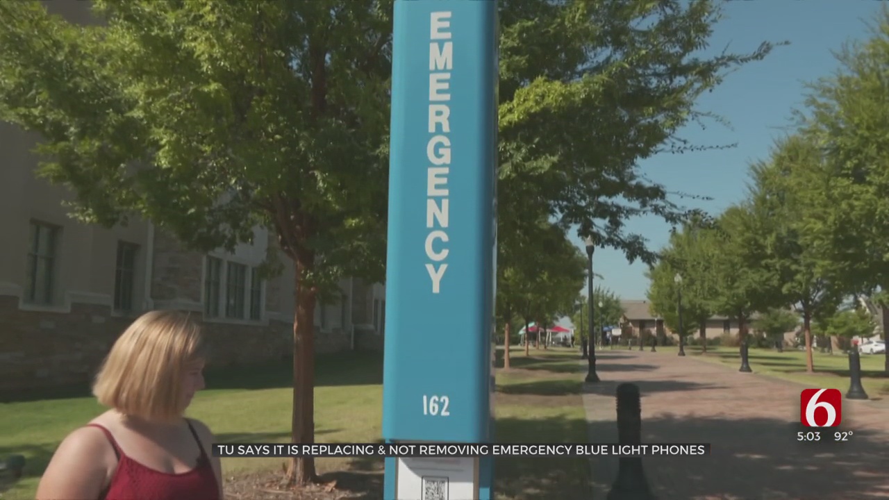 Students Concerned, Confused After TU Clarifies Plans To Repair, Not Replace, Blue Light Phones 