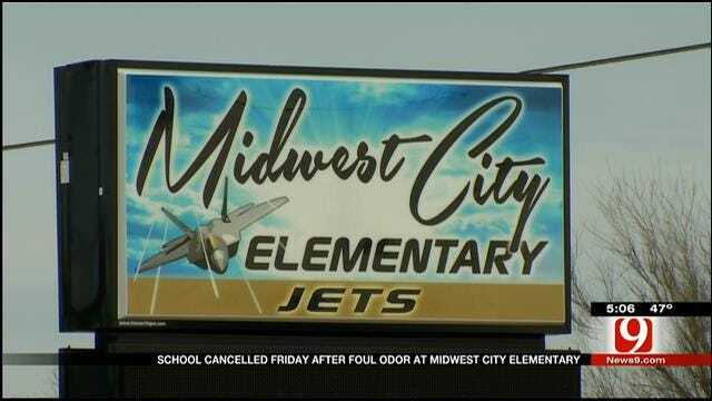 School Canceled Friday After Foul Odor At Midwest City Elementary