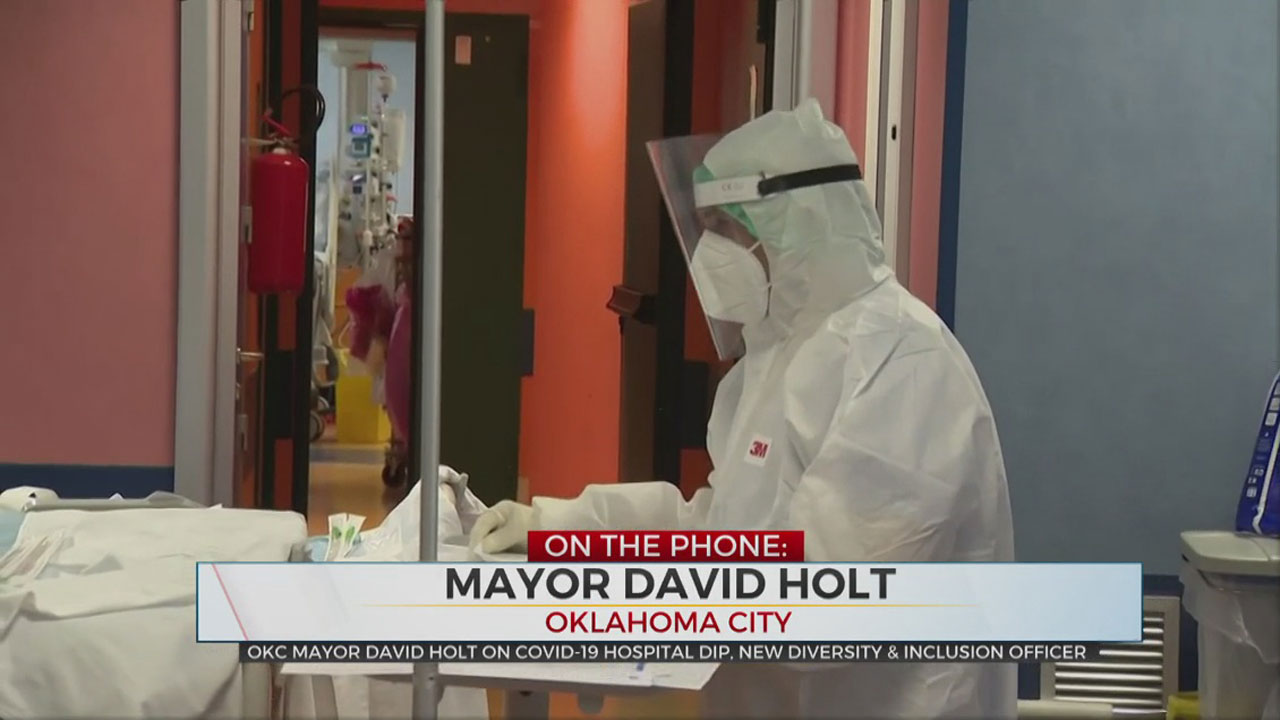 WATCH: OKC Mayor Holt On Slight Decline In COVID-19 Hospitalizations 