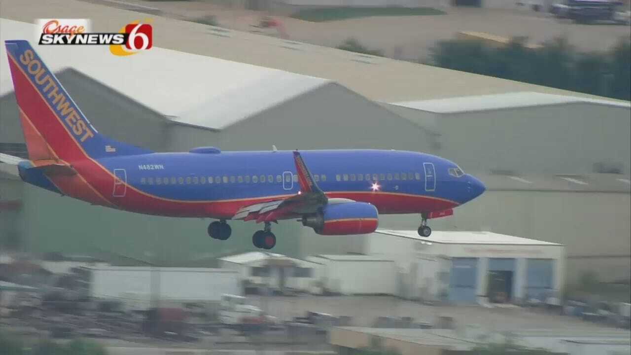 Osage SkyNews 6 HD: Video Of Southwest Jet Landing At Tulsa International Airport