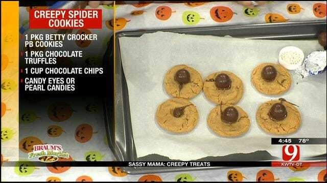 Creepy Spider Cookies