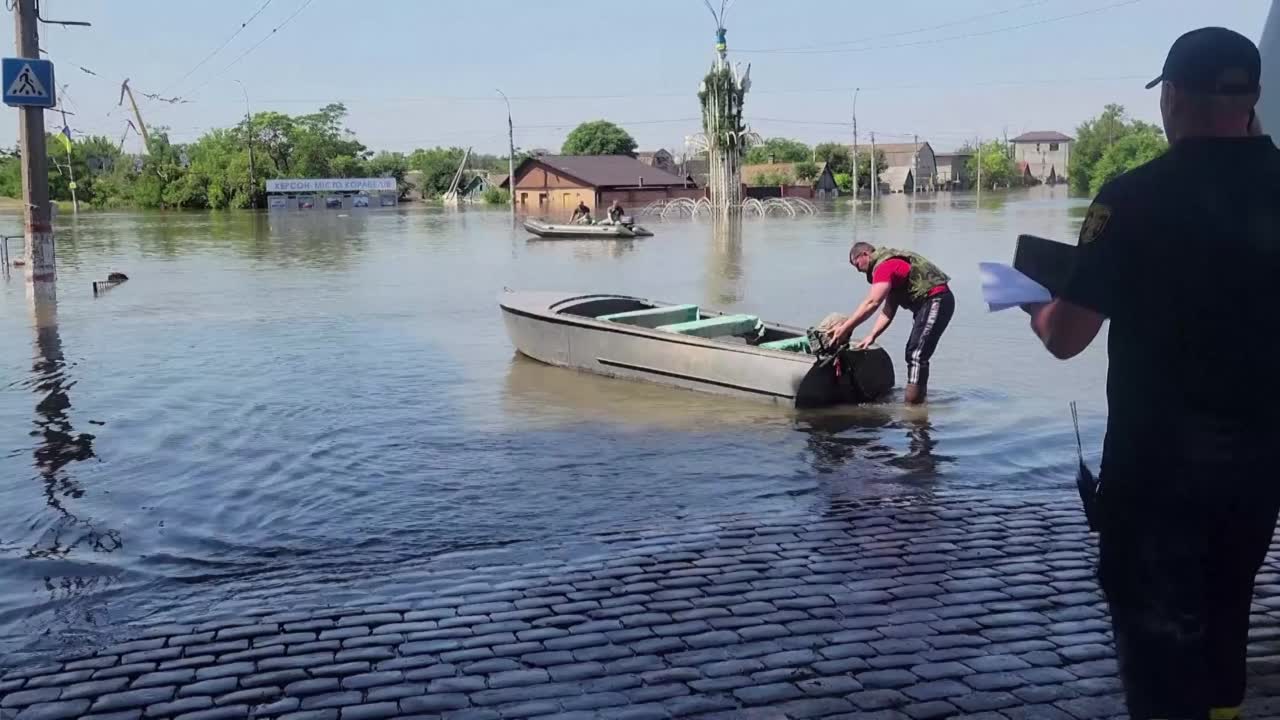 Hundreds Of Thousands Of People In Ukraine Could Lose Access To Drinking Water After Dam Attack