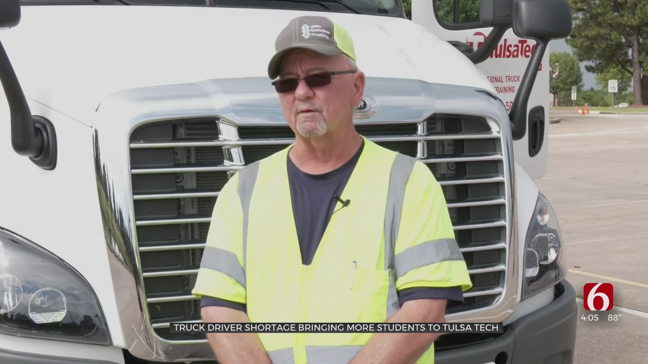 Tulsa Tech Sees Enrollment Numbers Double For Professional Truck Driver Program 