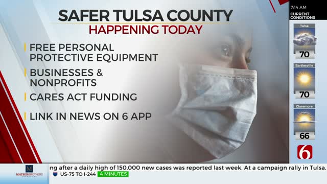 Tulsa County Agencies Providing PPE Kits To Small Businesses