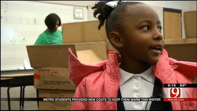 Program Provides Coats To Students Around OKC Metro