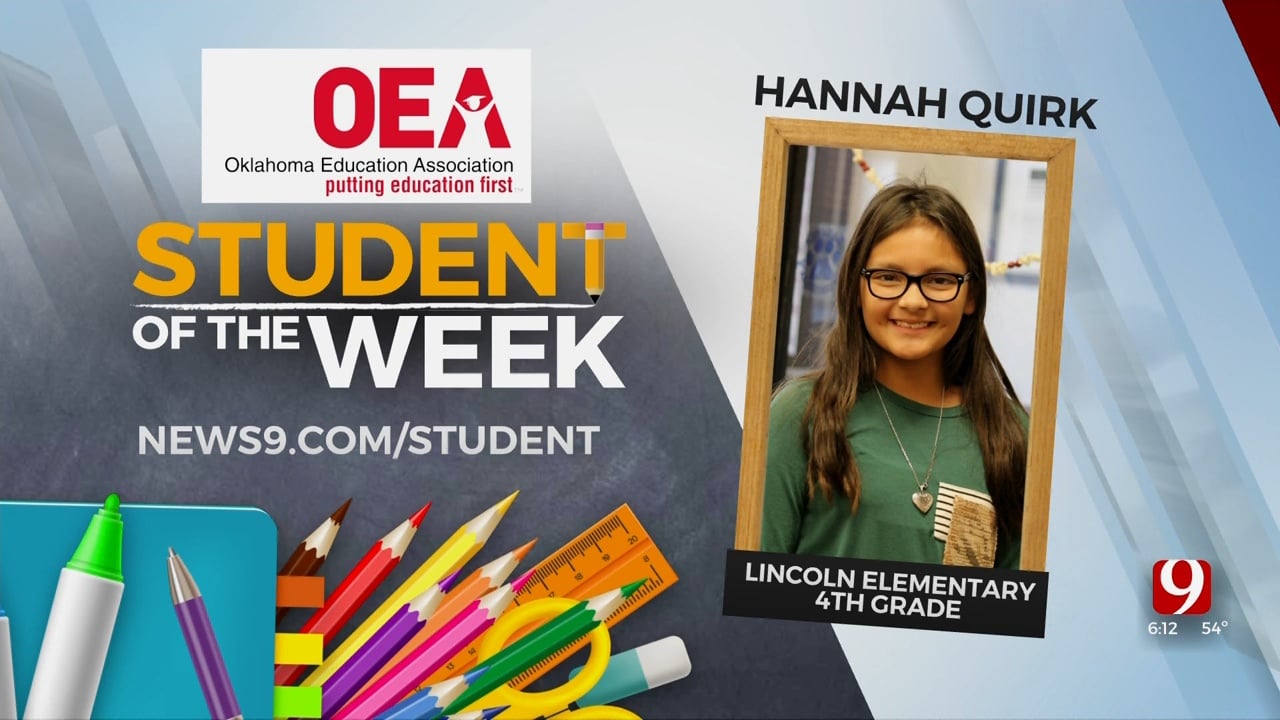 Student Of The Week: Hannah Quirk
