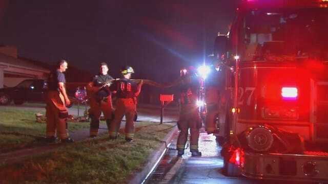 WEB EXTRA: Video From East Tulsa House Fire