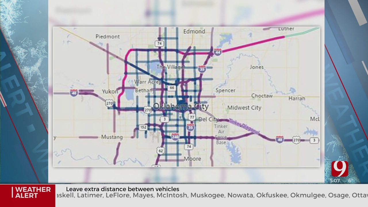 Snow Routes For Oklahoma City Metro Cities