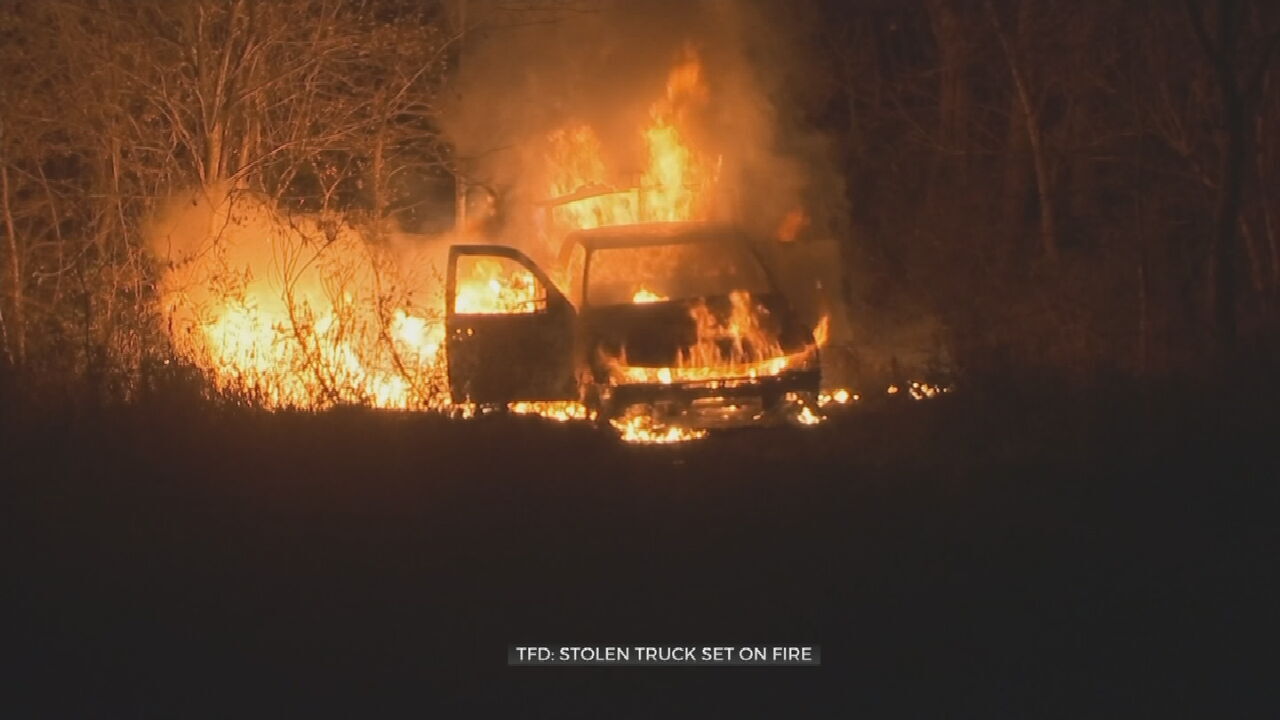 TFD: Stolen Truck Set On Fire Overnight