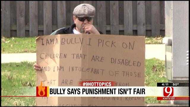 Hot Topics: Bully Says Punishment Isn't Fair