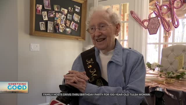 Family Hosts Drive-Thru Party To Celebrate Tulsa Woman’s 100th Birthday 