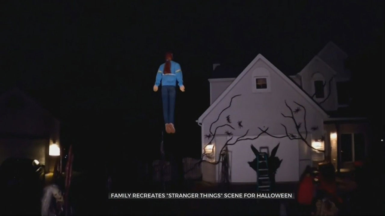 Illinois Family Transforms Home Into Scene From Netflix’s ‘Stranger Things’ For Halloween
