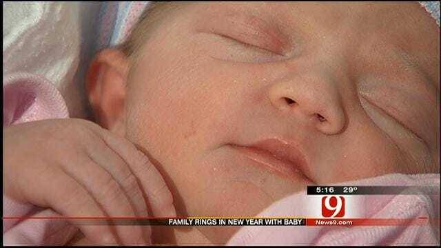 OKC Couple Welcomes New Year's Baby At OU Medical Center