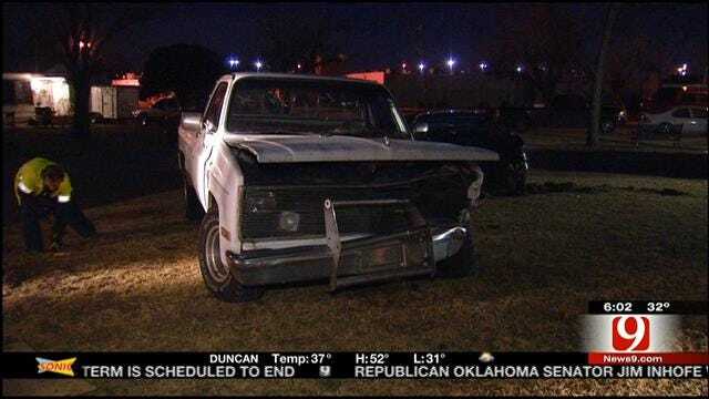 High Speed Police Chase Ends In Crash In SW OKC