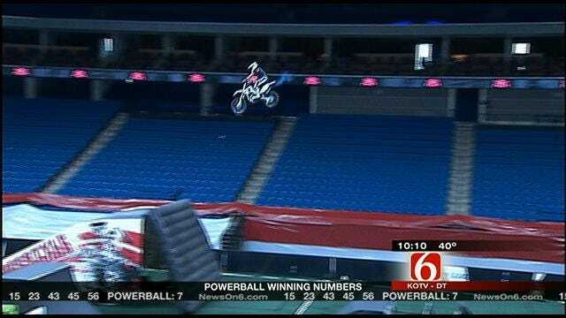 Tricks And Stunts Come To Tulsa With Motocross Riders