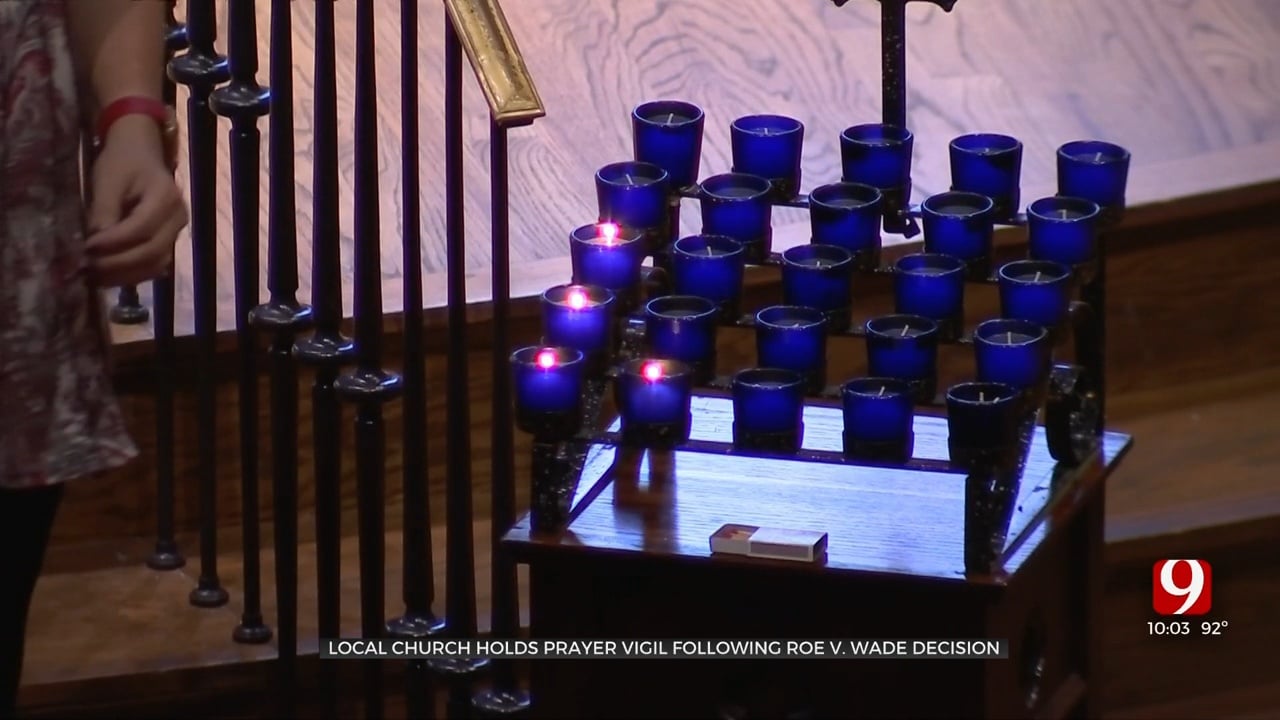 St. Paul's Episcopal Cathedral Holds Roe V. Wade Prayer Vigil 