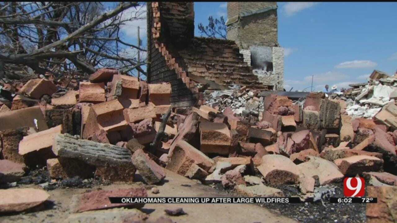 U.S. Officials Survey Wildfire Damage