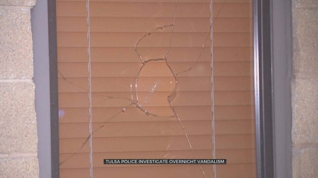 Tulsa Police Investigate After 2 Businesses Vandalized Overnight