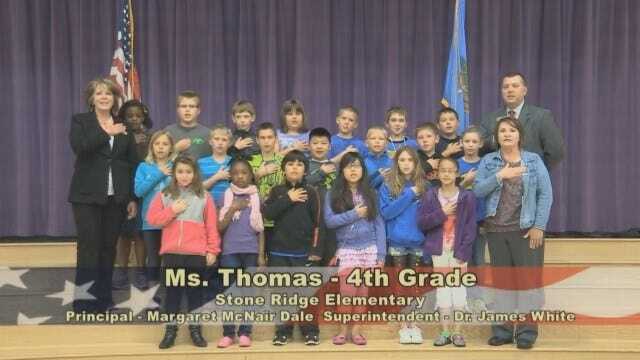 Ms. Thomas' 4th Grade Class At Stone Ridge Elementary School