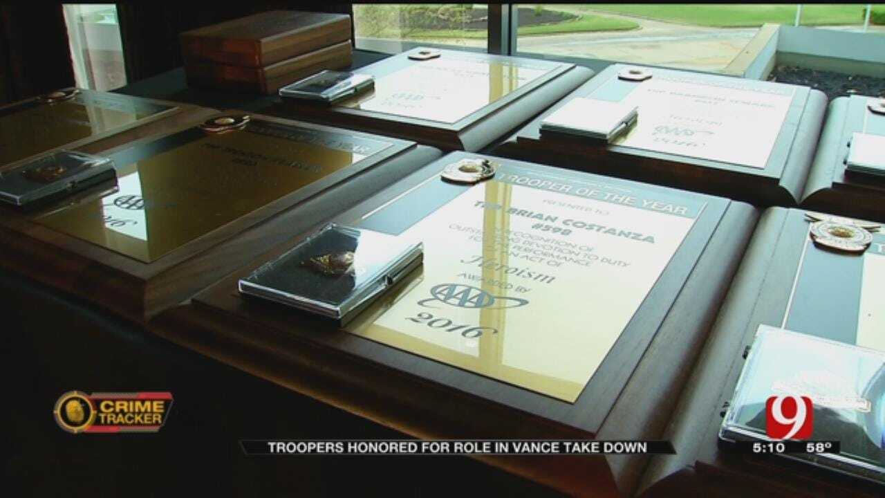 Troopers Honored For Role In Michael Vance Take Down