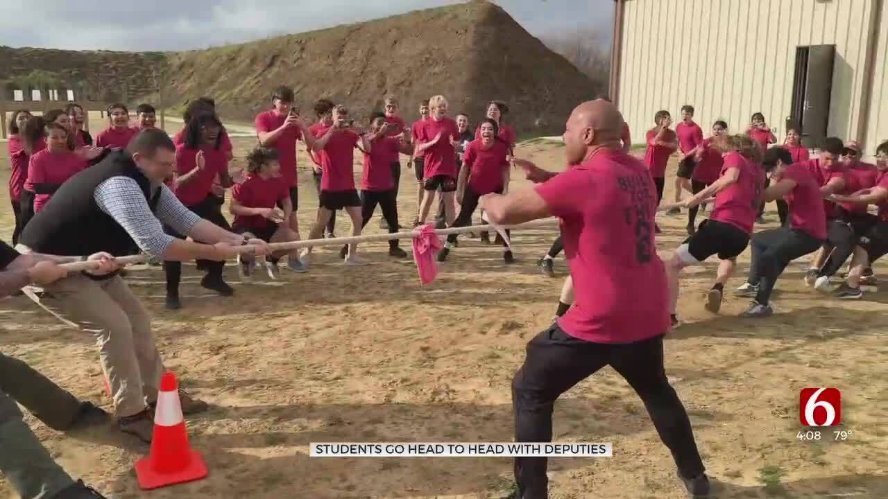 Students Go Head-To-Head With Tulsa County Deputies For Health & Wellness Competition