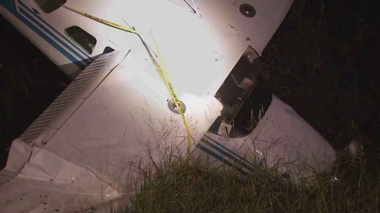 WEB EXTRA: Video From Scene Of Wagoner County Airplane Crash
