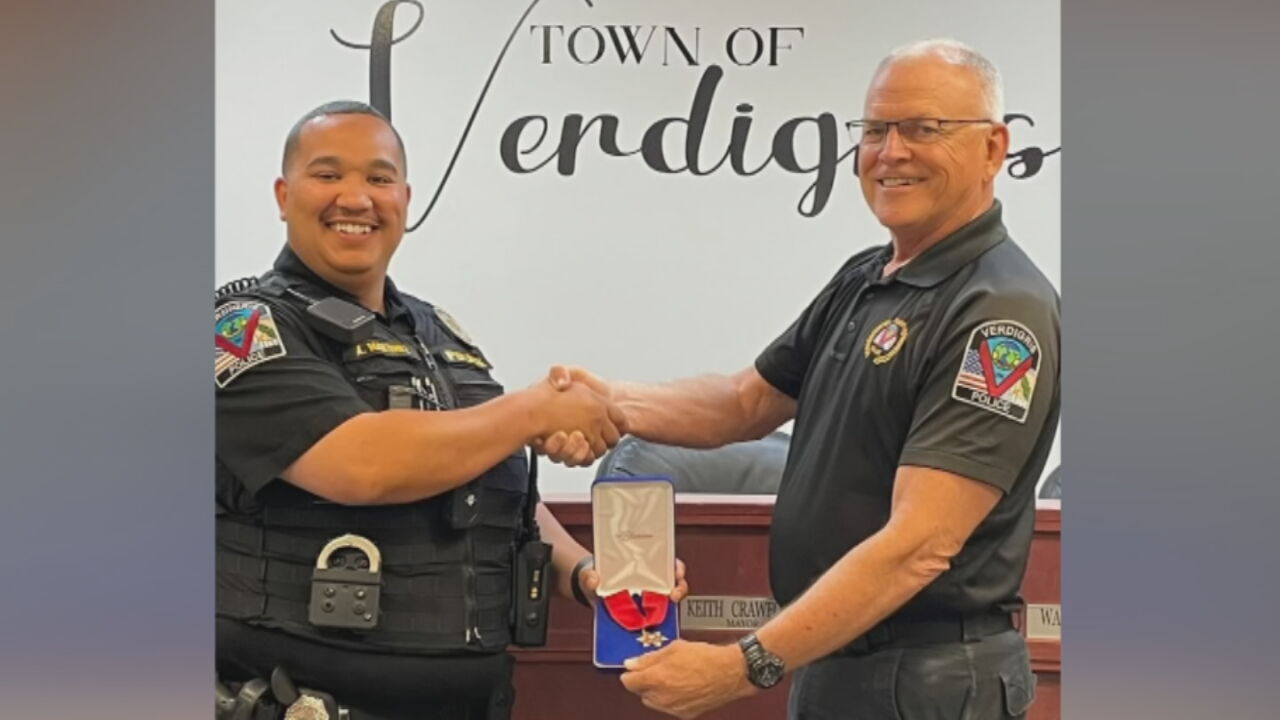 Verdigris Officer Honored For Rescuing Woman From Wreck On Train Tracks