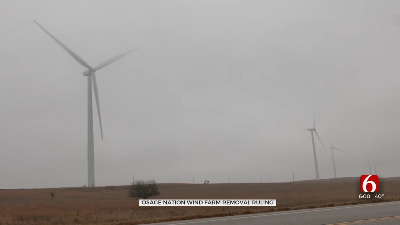 Federal Judge Orders Removal Of Wind Farm In Osage County