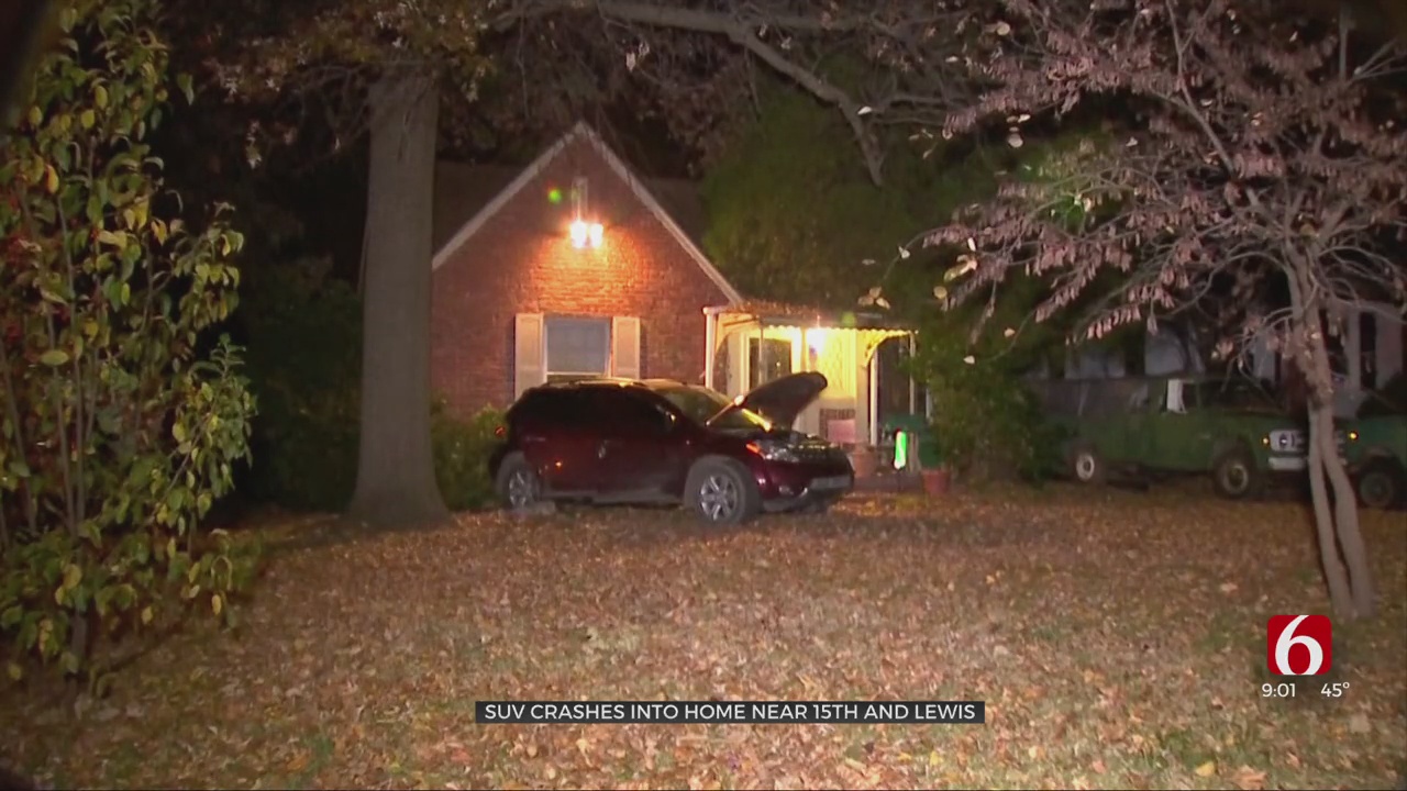 SUV Crashes Into Home Near 15th & Lewis
