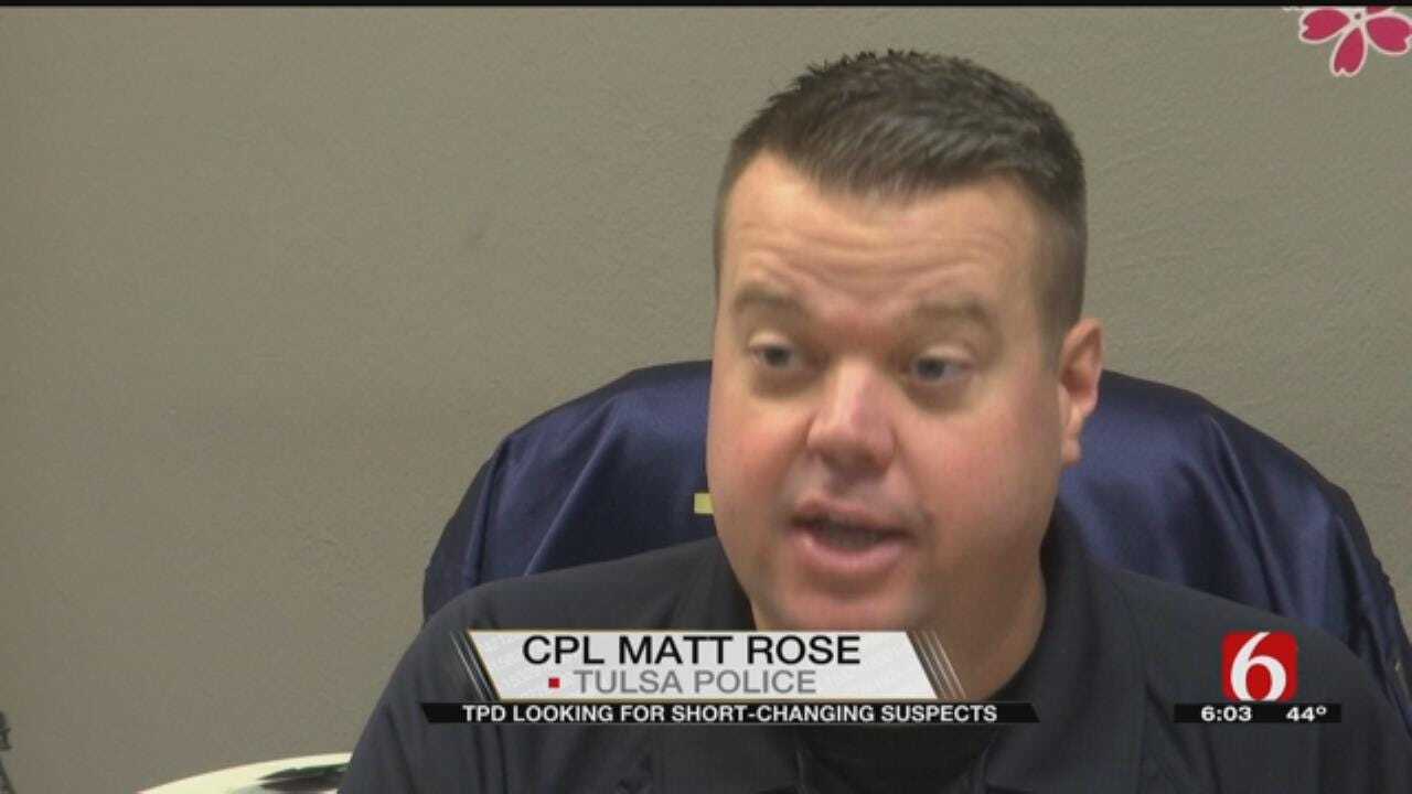 Tulsa Police Look For 'Short Change Artists'