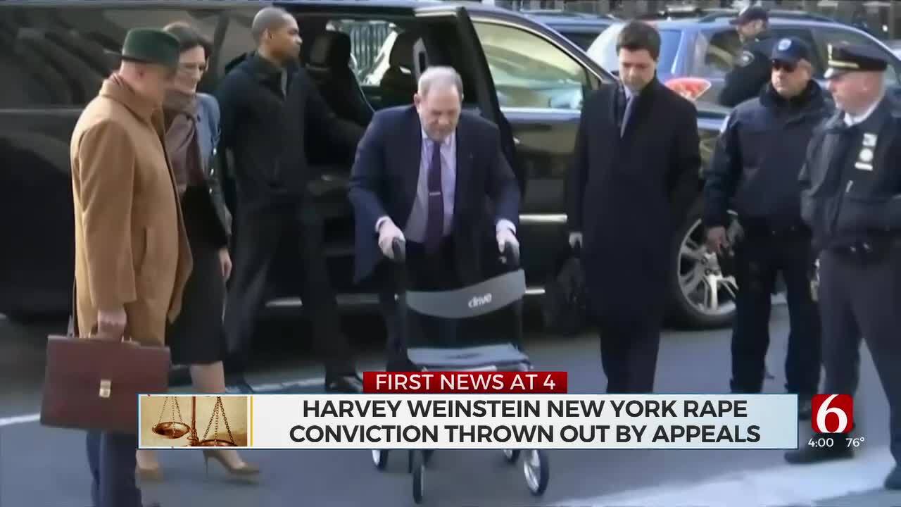 Harvey Weinstein's 2020 Rape Conviction Overturned By New York Appeals Court