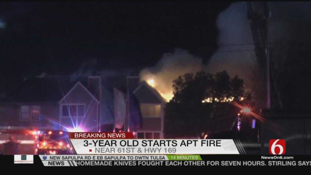 Child Playing With Lighter Sparks Tulsa Apartment Fire