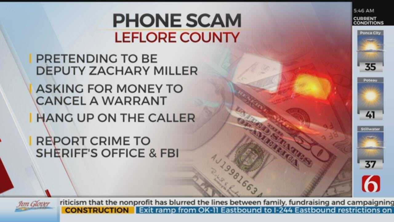 LeFlore County Sheriff Warns Residents Of Phone