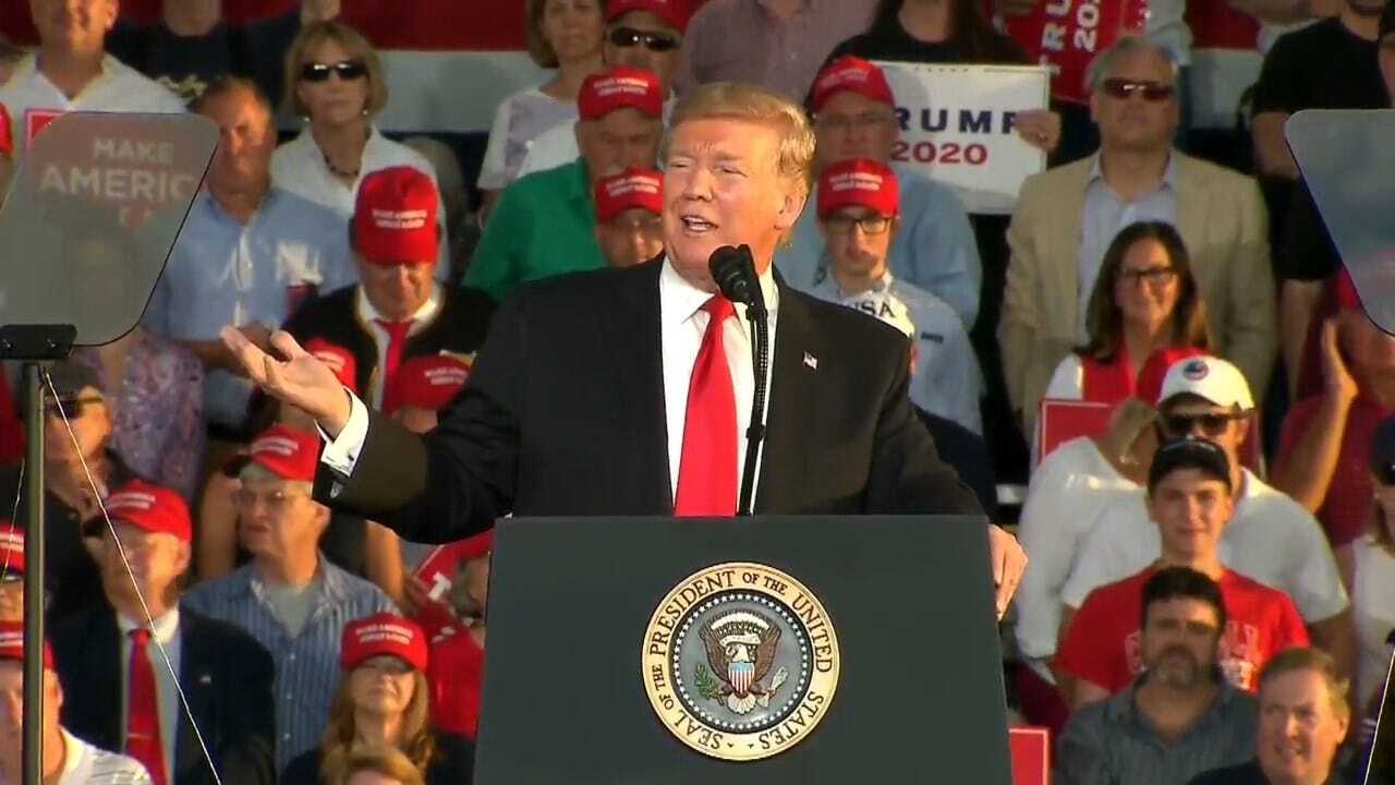President Trump Asks Crowd If MAGA Slogan Should Change