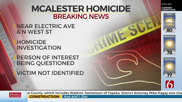 McAlester Police Investigating Homicide After Man Found Dead In Home