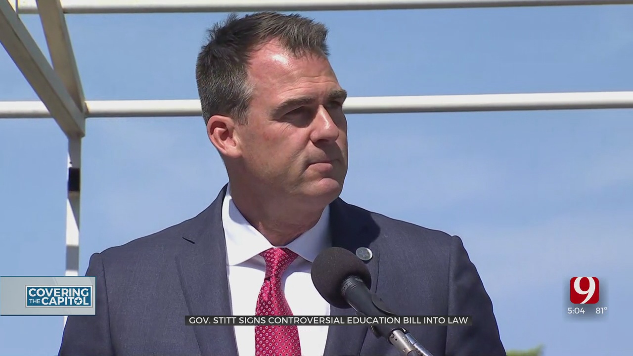 Gov. Stitt Signs Bill Limiting Race Curriculum From Kindergarten To College Into Law