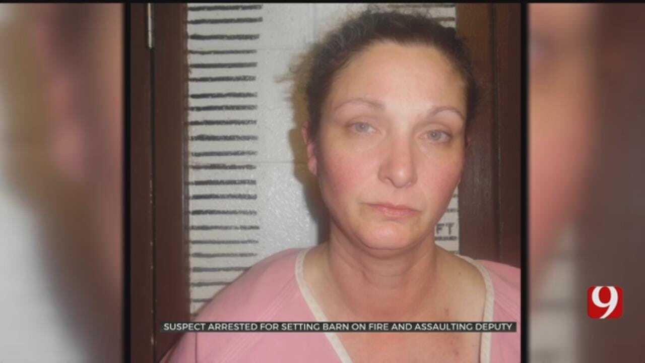 Woman Charged With Arson, Assaulting Garvin County Deputy
