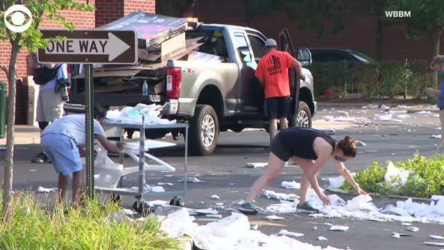 Watch: Chicago Businesses Clean Up After Overnight Damage, Looting