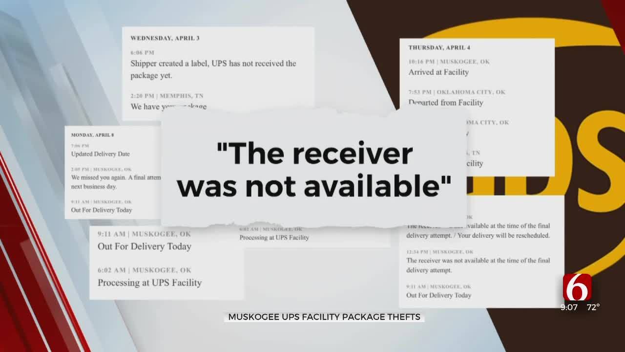 Woman Upset After She Says Multiple Packages Were Not Delivered From Muskogee UPS Distribution Center