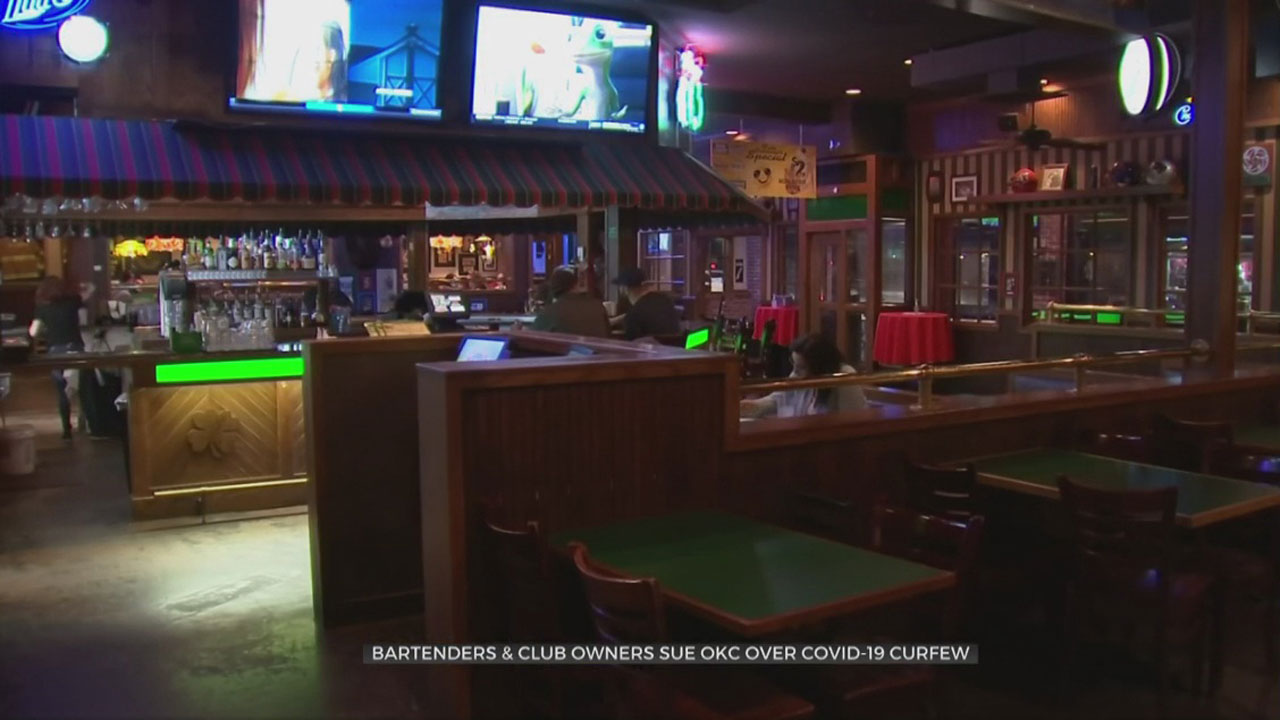 Bartenders, Club Owners Sue OKC Over COVID-19 Curfew
