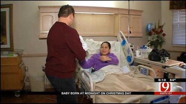 Baby Born At Midnight Christmas Day in OKC