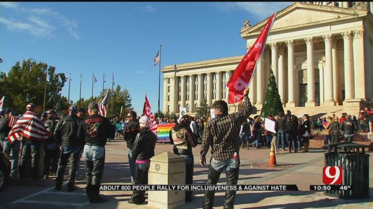 Rally Against Hate At Capitol Met With Counter-Protest