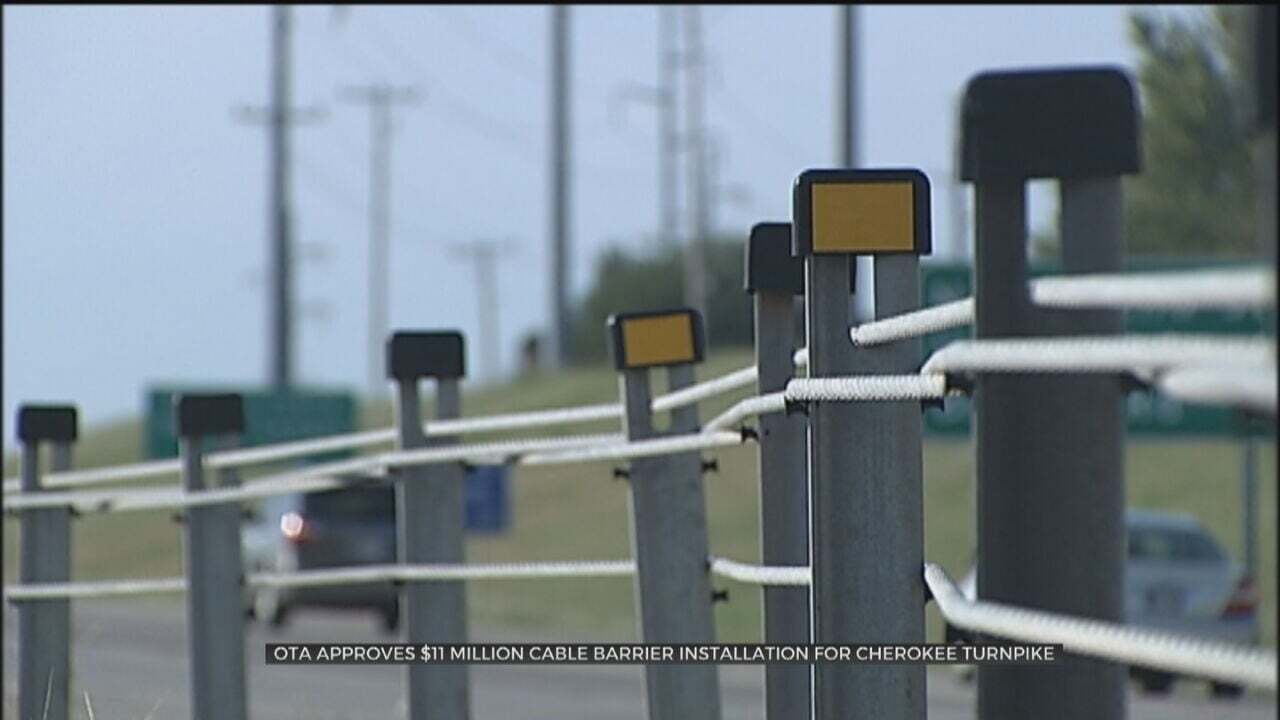 Oklahoma Turnpike Authority To Add Cable Barriers To The Cherokee Turnpike