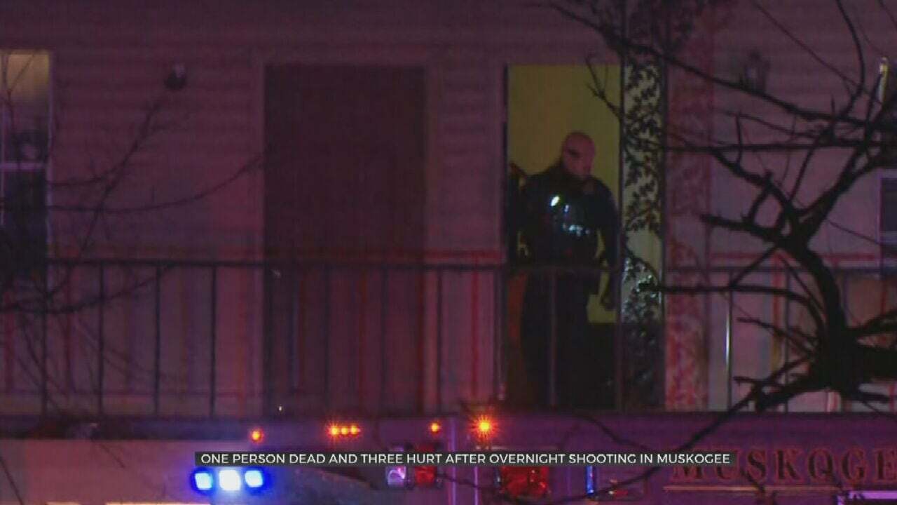 1 Person Killed, 3 Injured In Overnight Shooting, Muskogee Police Say 