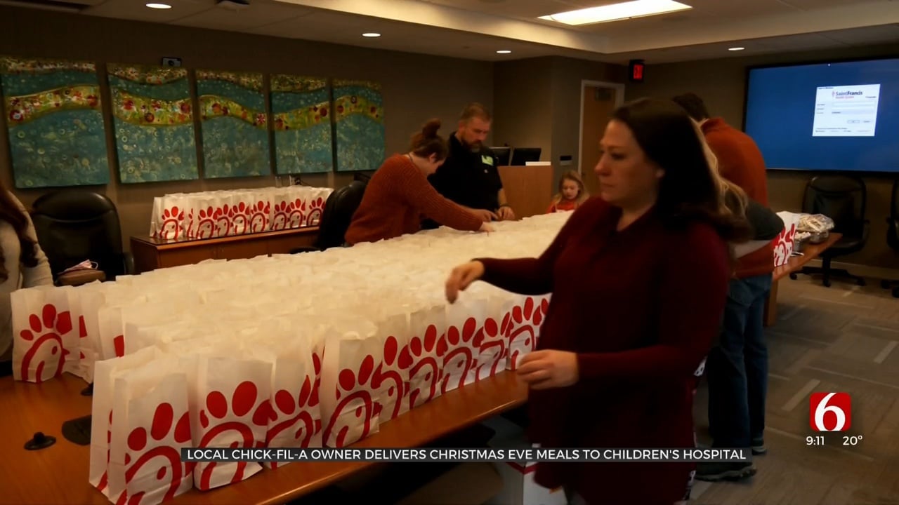 Local Chick-Fil-A Owner Delivers Christmas Eve Meals To Children's Hospital