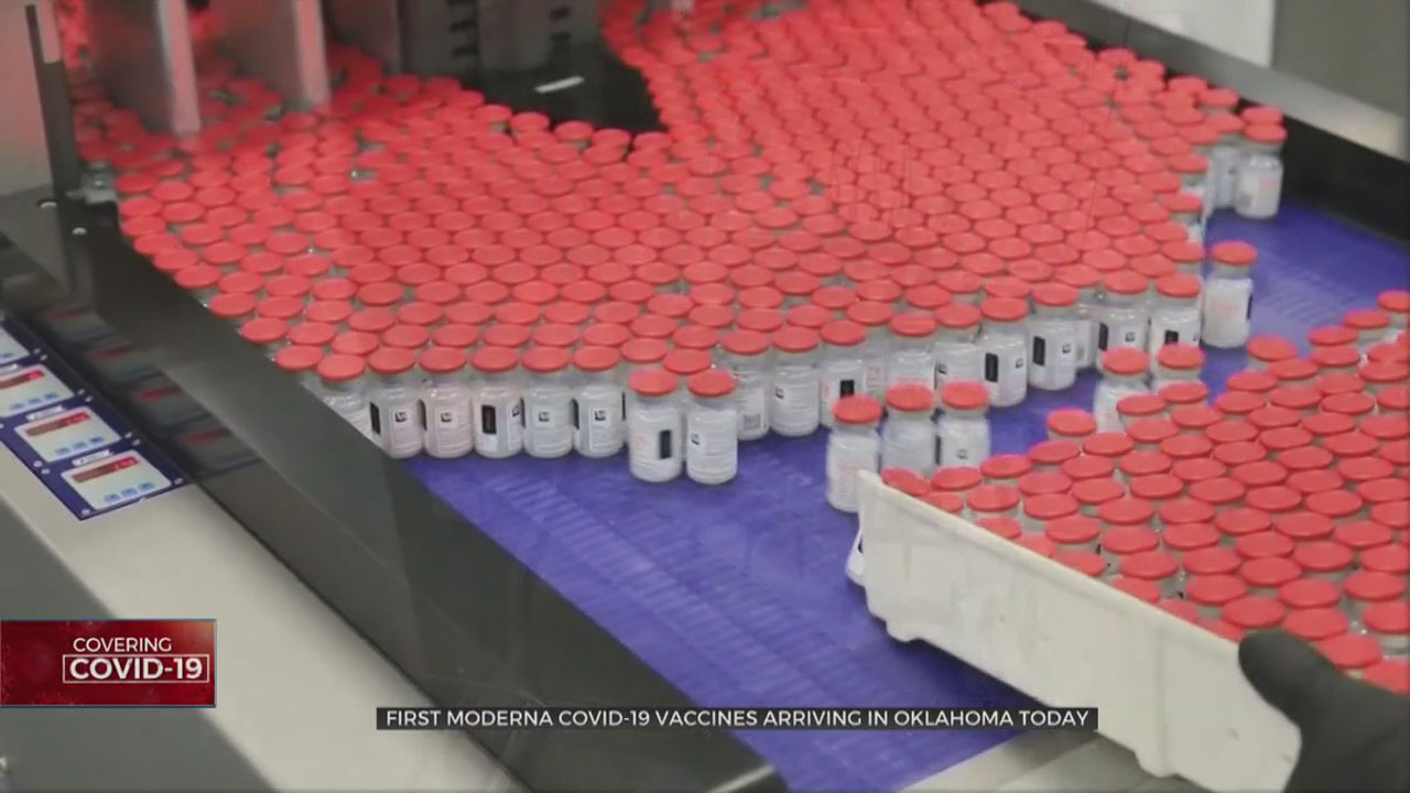 First Round Of Moderna's COVID-19 Vaccine Arriving In Okla. 