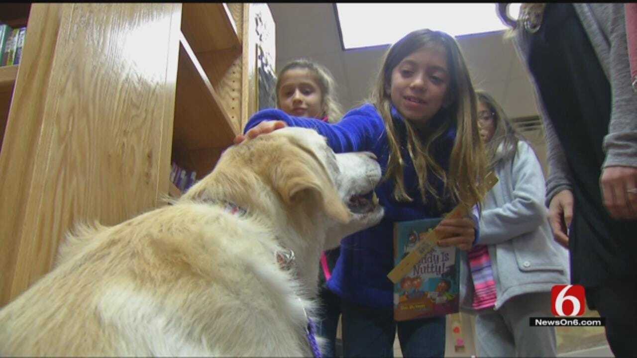 Therapy Dogs Helping Students At Jenks Southeast Elementary
